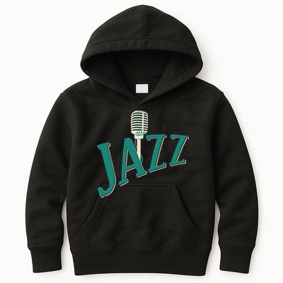 Jazz Microphone Kids Hoodie