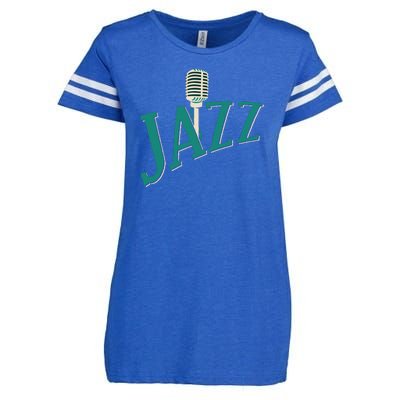 Jazz Microphone Enza Ladies Jersey Football T-Shirt