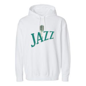 Jazz Microphone Garment-Dyed Fleece Hoodie