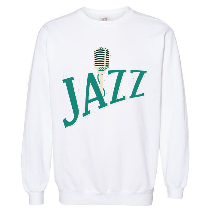 Jazz Microphone Garment-Dyed Sweatshirt