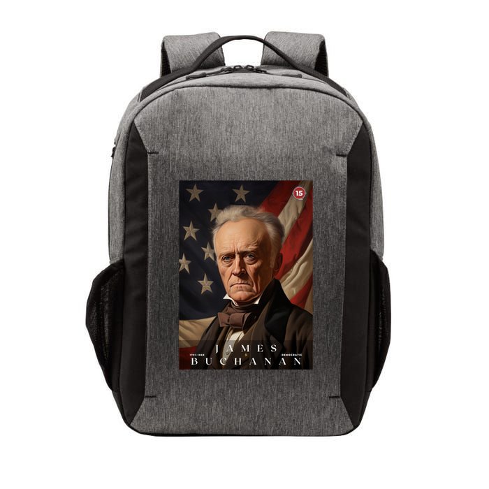 James Buchanan 15th President Of The United States Portrait Vector Backpack