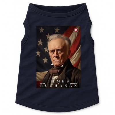 James Buchanan 15th President Of The United States Portrait Doggie Tank