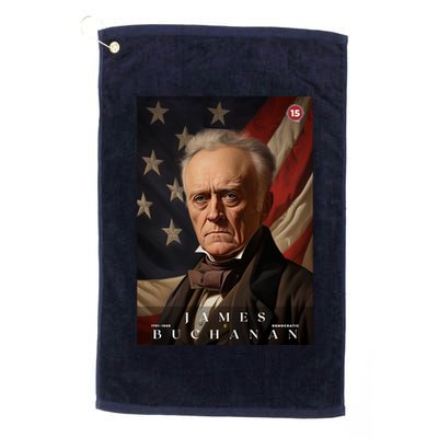 James Buchanan 15th President Of The United States Portrait Golf Towel