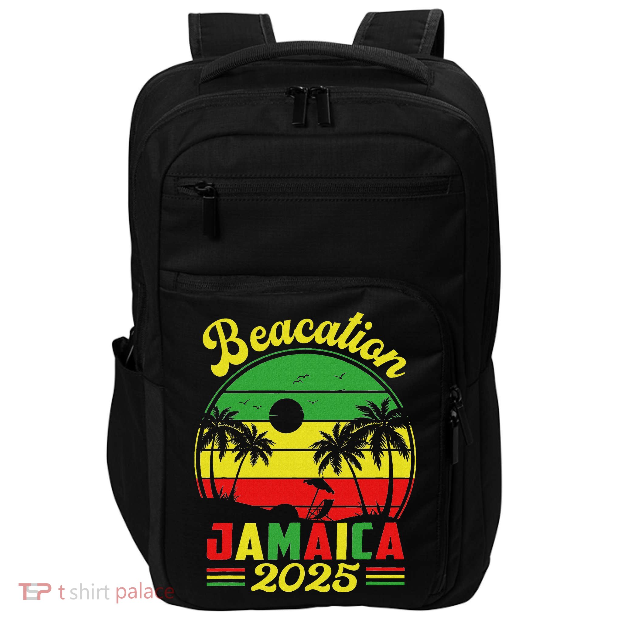 Jamaica Baecation 2025 Couples Vacation Family Impact Tech Backpack