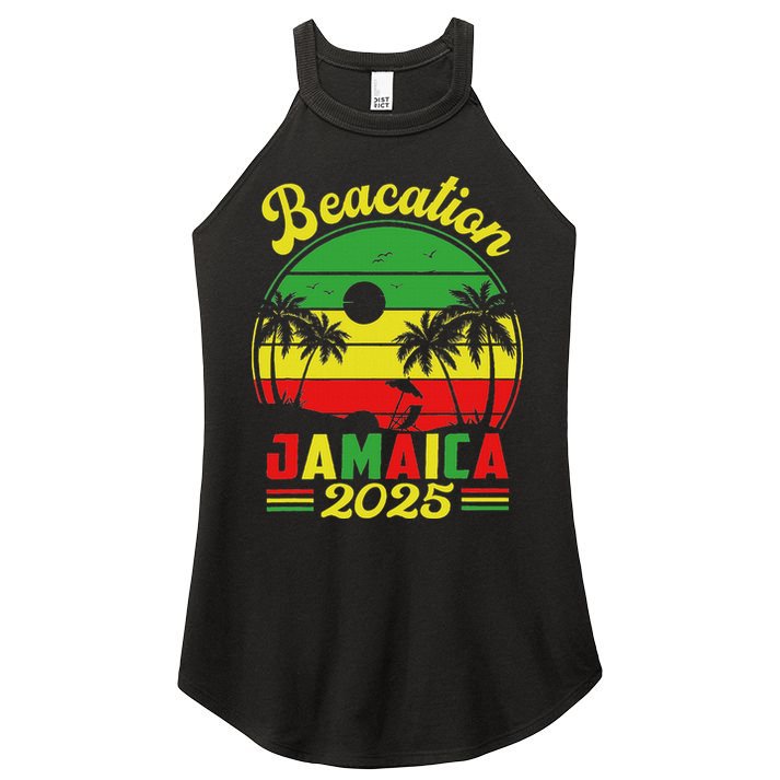 Jamaica Baecation 2025 Couples Vacation Family Women's Perfect Tri Rocker Tank