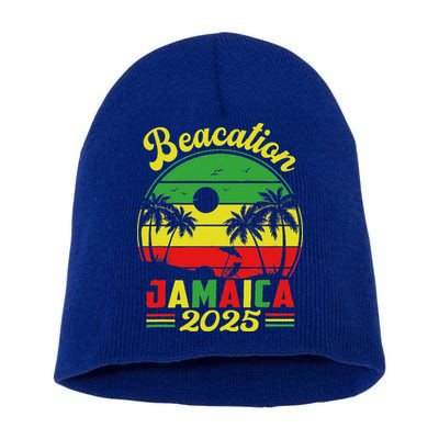 Jamaica Baecation 2025 Couples Vacation Family Short Acrylic Beanie