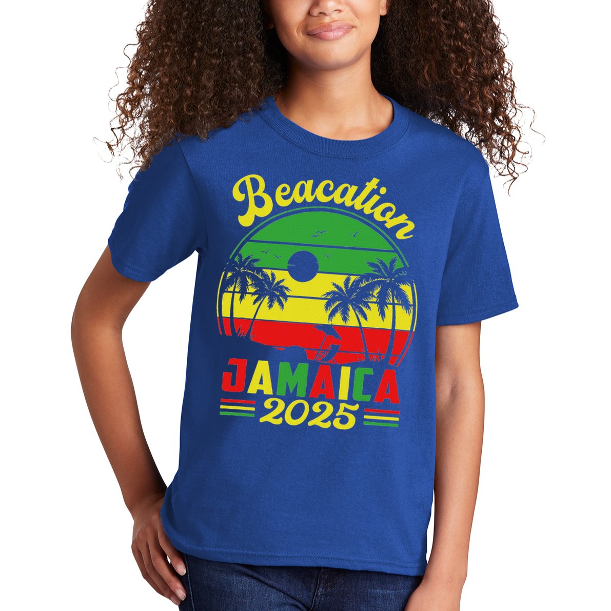 Jamaica Baecation 2025 Couples Vacation Family Kids T-Shirt