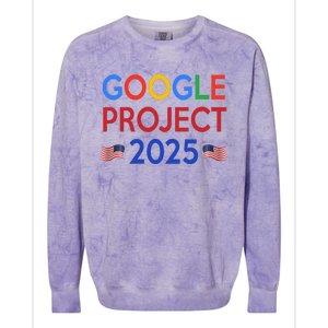 Joe Biden 2024 Presidentgoogle Project 2025 Colorblast Crewneck Sweatshirt