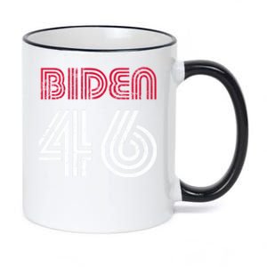 Joe Biden 46 46th President Usa America Retro Style Cool Gift 11oz Black Color Changing Mug