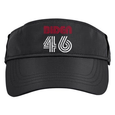 Joe Biden 46 46th President Usa America Retro Style Cool Gift Adult Drive Performance Visor