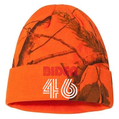 Joe Biden 46 46th President Usa America Retro Style Cool Gift Kati Licensed 12" Camo Beanie