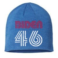 Joe Biden 46 46th President Usa America Retro Style Cool Gift Sustainable Beanie