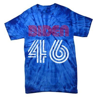 Joe Biden 46 46th President Usa America Retro Style Cool Gift Tie-Dye T-Shirt