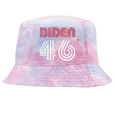 Joe Biden 46 46th President Usa America Retro Style Cool Gift Tie-Dyed Bucket Hat