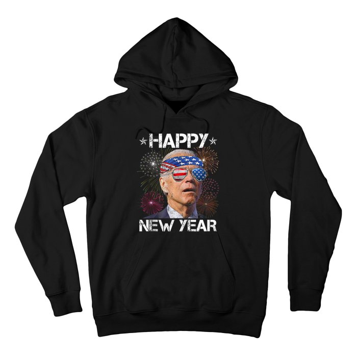 Joe Biden 4th Of July Happy New Year Fireworks Sunglasses Hoodie