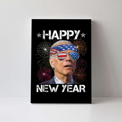 Joe Biden 4th Of July Happy New Year Fireworks Sunglasses Canvas