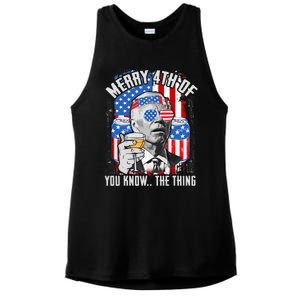 Joe Biden 4th Of July Shirt Ladies PosiCharge Tri-Blend Wicking Tank