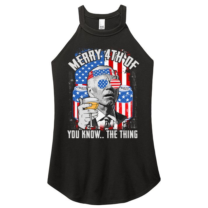 Joe Biden 4th Of July Shirt Women's Perfect Tri Rocker Tank