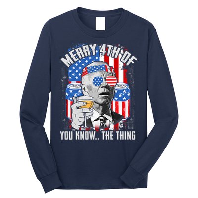 Joe Biden 4th Of July Shirt Long Sleeve Shirt