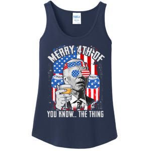 Joe Biden 4th Of July Shirt Ladies Essential Tank