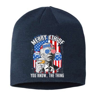 Joe Biden 4th Of July Shirt Sustainable Beanie