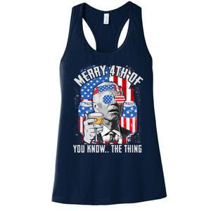 Joe Biden 4th Of July Shirt Women's Racerback Tank