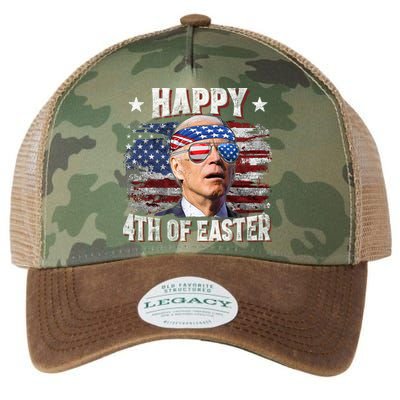 Joe Biden 4th Of July Happy 4th Of Easter American US Flag Legacy Tie Dye Trucker Hat