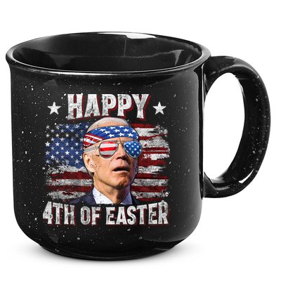 Joe Biden 4th Of July Happy 4th Of Easter American US Flag 15oz Campfire Ceramic Mug