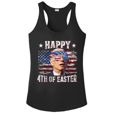 Joe Biden 4th Of July Happy 4th Of Easter American US Flag Ladies PosiCharge Competitor Racerback Tank