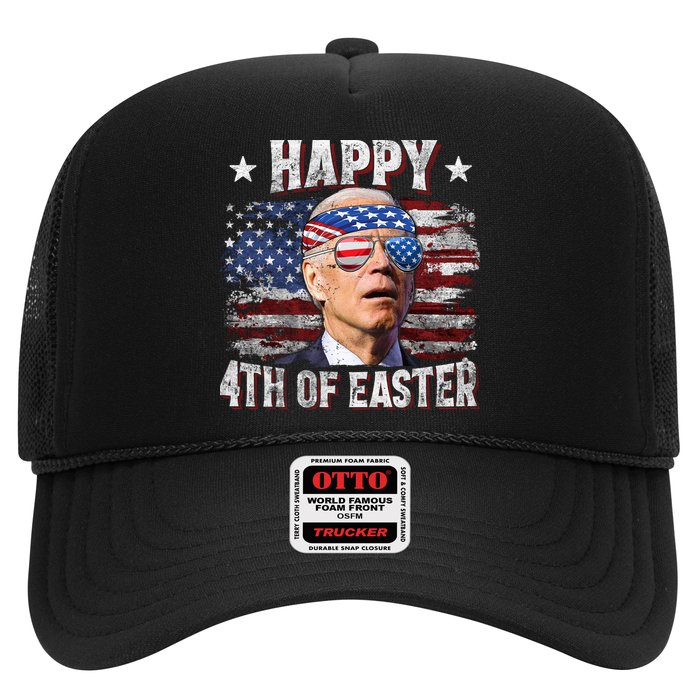 Joe Biden 4th Of July Happy 4th Of Easter American US Flag Trucker Hat