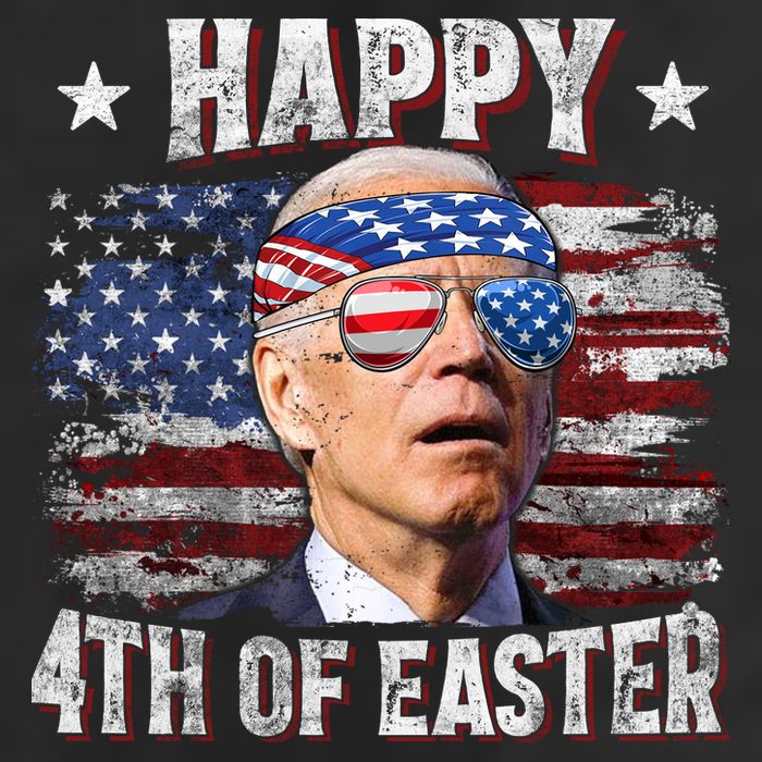Joe Biden 4th Of July Happy 4th Of Easter American US Flag Trucker Hat