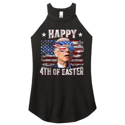 Joe Biden 4th Of July Happy 4th Of Easter American US Flag Women's Perfect Tri Rocker Tank