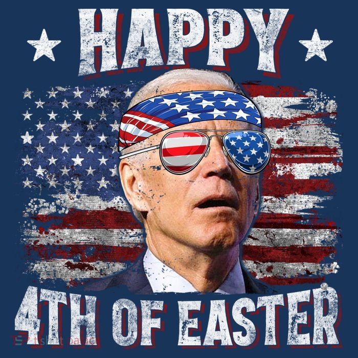 Joe Biden 4th Of July Happy 4th Of Easter American US Flag Apron
