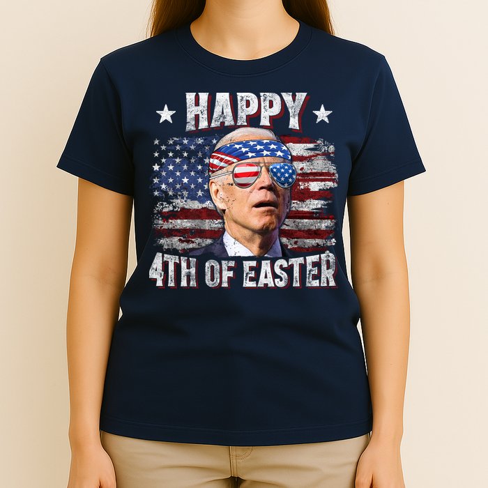 Joe Biden 4th Of July Happy 4th Of Easter American US Flag T-Shirt