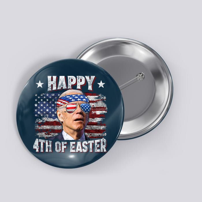 Joe Biden 4th Of July Happy 4th Of Easter American US Flag Button