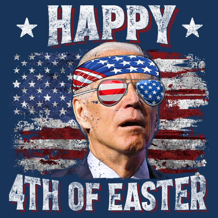 Joe Biden 4th Of July Happy 4th Of Easter American US Flag Bucket Hat