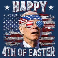 Joe Biden 4th Of July Happy 4th Of Easter American US Flag Sustainable Beanie