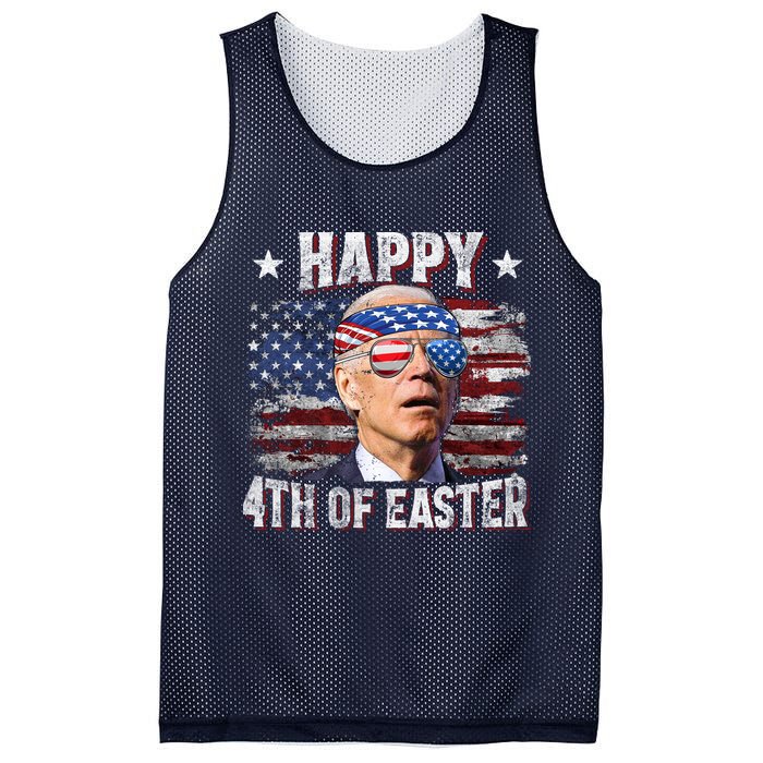 Joe Biden 4th Of July Happy 4th Of Easter American US Flag Mesh Reversible Basketball Jersey Tank