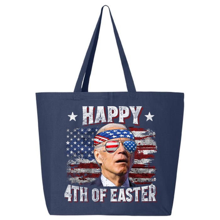 Joe Biden 4th Of July Happy 4th Of Easter American US Flag 25L Jumbo Tote