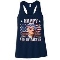 Joe Biden 4th Of July Happy 4th Of Easter American US Flag Womens Tank Top