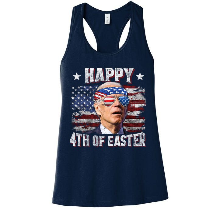 Joe Biden 4th Of July Happy 4th Of Easter American US Flag Womens Tank Top