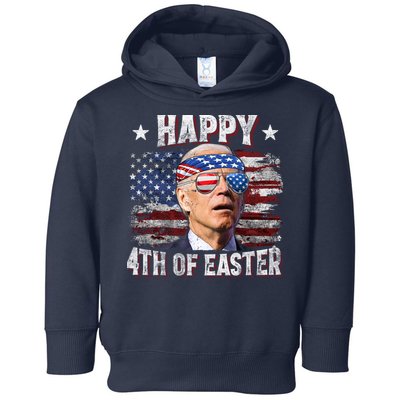 Joe Biden 4th Of July Happy 4th Of Easter American US Flag Toddler Hoodie