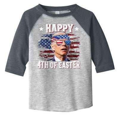 Joe Biden 4th Of July Happy 4th Of Easter American US Flag Toddler Fine Jersey T-Shirt
