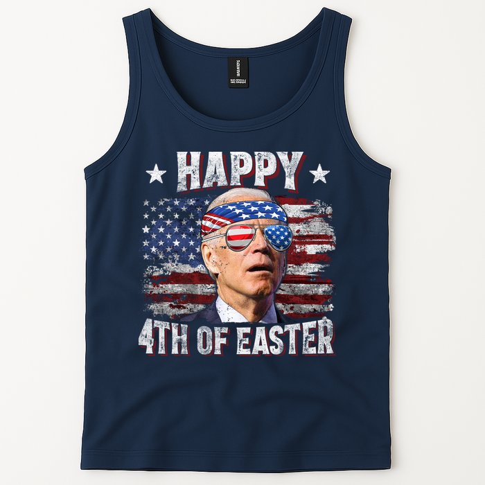 Joe Biden 4th Of July Happy 4th Of Easter American US Flag Tank Top