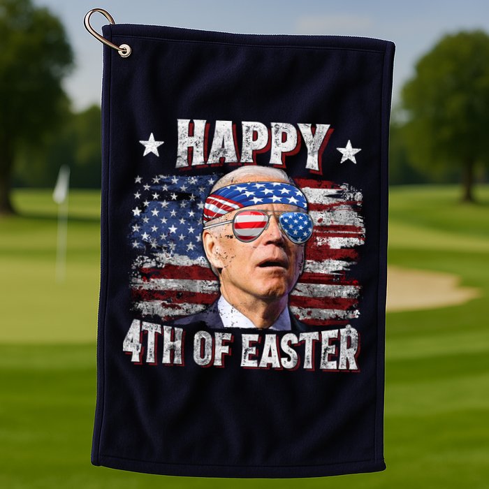 Joe Biden 4th Of July Happy 4th Of Easter American US Flag Golf Towel