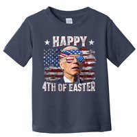 Joe Biden 4th Of July Happy 4th Of Easter American US Flag Toddler T-Shirt