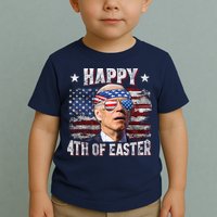 Joe Biden 4th Of July Happy 4th Of Easter American US Flag Toddler T-Shirt