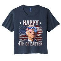 Joe Biden 4th Of July Happy 4th Of Easter American US Flag Crop Top