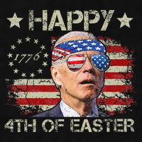 Joe Biden 4th Of July Happy 4th Of Easter Us Flag Ladies PosiCharge Tri-Blend Wicking Tank