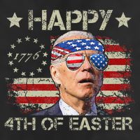 Joe Biden 4th Of July Happy 4th Of Easter Us Flag Cool Comfort Performance Bucket Hat